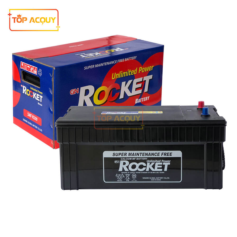 ắc quy rocket smf n200 12v 200ah