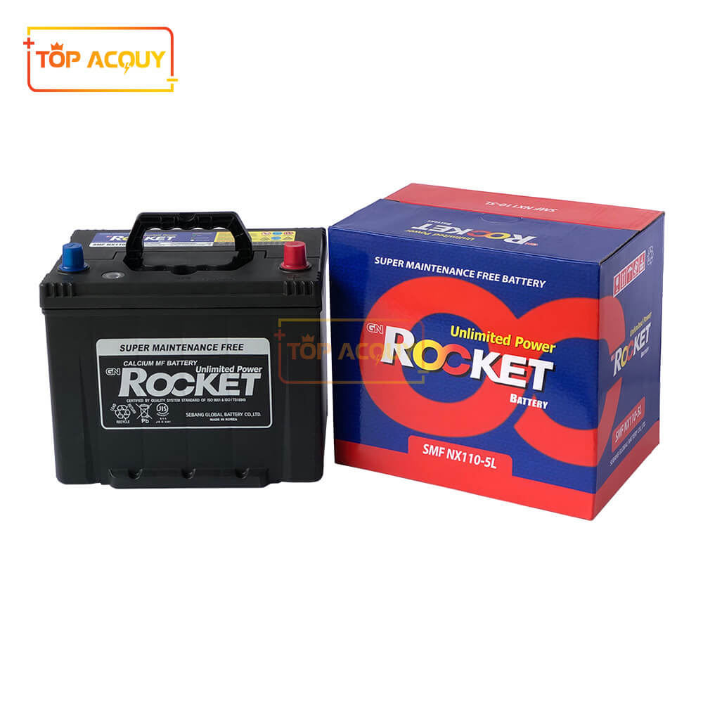 Ắc quy Rocket SMF NX110-5L 12V 70AH